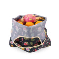 Bolso de compras impermeable de tela Oxford de gran venta Bolso de hombro de frutas y verduras Bolso de mano largo